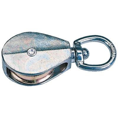 1-1/4" Swivel Eye Pulley/Sgl