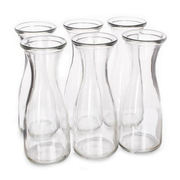 Brybelly KTBL-506 17 oz Glass Beverage Carafe - Pack of 6