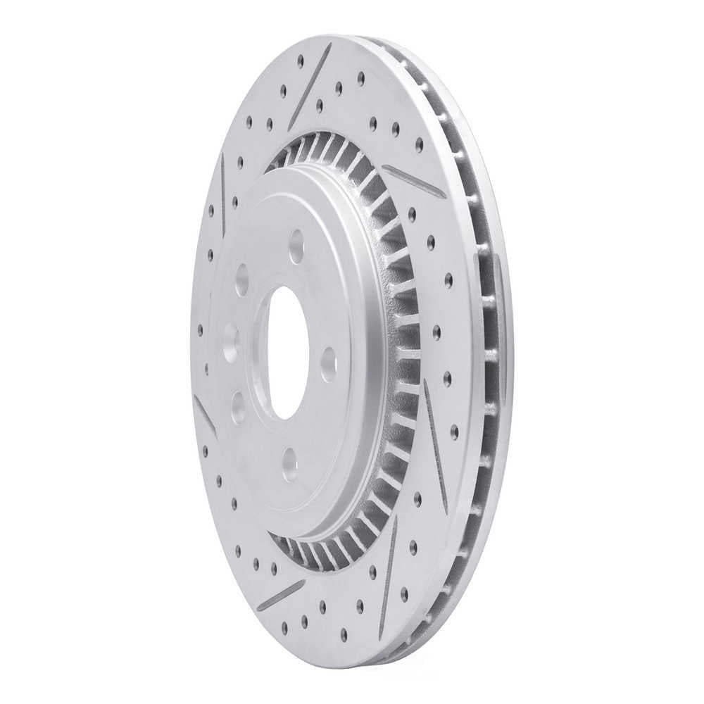 Dynamic Friction Company 830-27060L DFC Geoperformance Rotor - Drilled and Slotted