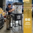 thumbnail image 4 of Theater Style Popper with 2-Switch Control, 8 Oz Kettle, Commercial Popcorn Machine, 650 W Popcorn Maker on 16'' Wheels for 32 Cups per Batch, Steel Frame, Tempered Glass Doors, Cart, Spoon, 4 of 9