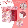 thumbnail image 4 of 2 Pack 13'' Large Valentines Day Red and White Gift Bags with Tissue Paper for Mother's Day, Anniversary Party (LOVE Heart), 4 of 8