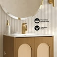 thumbnail image 4 of Plaisir II 24" Freestanding Bathroom Vanity in Brown Oak with Sink Top, 4 of 9