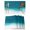 Blue Green, variant on Ombre Teal Waves Placemats Set of 4, Abstract Art Gradient Modern Placemats for Dining Table, Place Mats for Kitchen Tabletop, Waterproof Wipeable Dining Table Mats Set