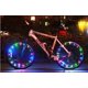 thumbnail image 2 of Paquete de 2 neumáticos de rueda de bicicleta LED con 100% más brillantes y visibles desde todos los ángulos para máxima seguridad (multicolor), 2 of 5