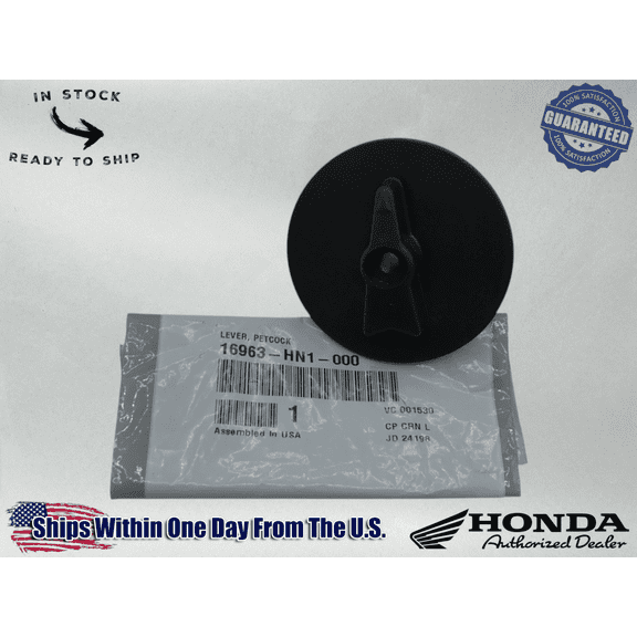 Honda OEM LEVER, PETCOCK 16963-HN1-000- TRX400EX-1 2005 TRX400EX-5 ATV S315e