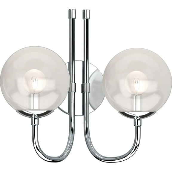 Volume Lighting 2052 Lawrence 2 Light 15" Wide Vanity Light - Chrome
