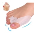 thumbnail image 2 of Alisador de dedo gordo del pie, Protector de valgo para pulgar, Gel de silicona, separador de dedos de los pies, ajustador de juanetes, almohadillas para los pies, alivio del dolor en los pies Tan Jianjun unisex, 2 of 2