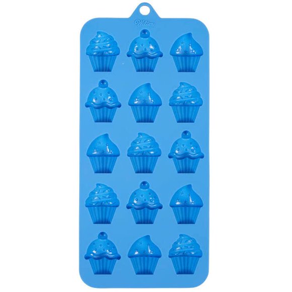 Cupcake Silicone Candy Mold, 15 Cavities