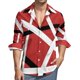 thumbnail image 1 of Camisa de manga larga para hombre Camisa informal abstracta novedosa para vacaciones, uso diario, fin de semana, moda informal, otoño e invierno, manga larga, 1 of 6