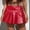Red, variant on Leather Skirt For Women Waist Defined Slim Faux Leather Pleated Skirt Versatile All Match Casual Daily Skirt Womens Skirts Silver