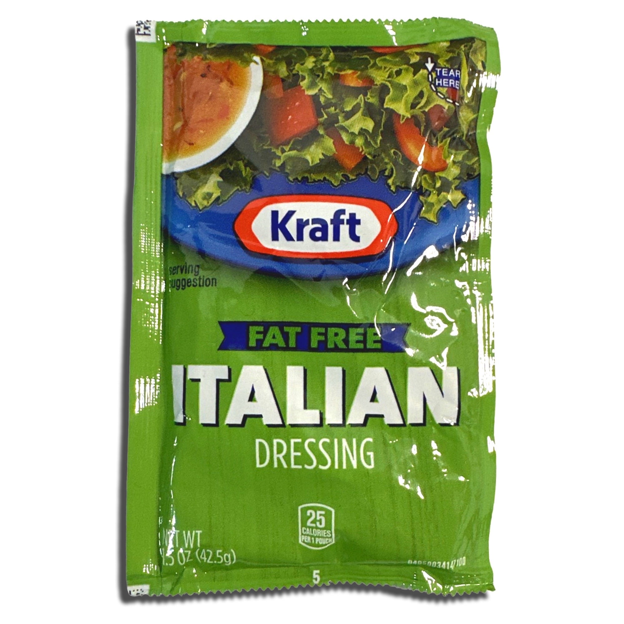 (2 pack) Kraft Fat Free Salad Dressing Packets Variety Includes Ranch, Italian and Raspberry Vinaigrette, 25 Packs (2 pack) Kraft Fat Free Salad Dressing Packets Variety Includes Ranch, Italian and Raspberry Vinaigrette, 25 Packs