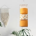 thumbnail image 3 of Bolsa de almacenamiento colgante para puerta, estantes colgantes, neceser de noche para armario, oficina en casa 3 bolsillos naranja, 3 of 8