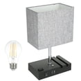 thumbnail image 1 of Lámpara de mesa con control táctil Neoglint con 2 puertos USB y luz de mesita de noche regulable de Neoglint Luz de mesa, 1 of 7