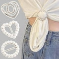 thumbnail image 3 of Best-Scarf Shawl Buckle Headscarf Pin Silk Scarf Button Clothes Knotted Buckle= W5Z3, 3 of 5