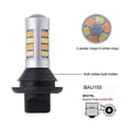 thumbnail image 3 of Iluminación Del Coche 2 Uds 1156 De Alta Potencia De Doble Color Switchback Bombilla Led P21W S25 Ba15S 2835 42Led Lámpara De Señal De Giro De Circulación Diurna, 3 of 7