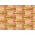 thumbnail image 1 of Ahgly Company Machine Washable Indoor Rectangle Transitional Yellow Orange Area Rugs, 2' x 5', 1 of 7