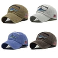 thumbnail image 2 of Sonducket Primavera algodón amantes gorra de béisbol mujeres Casual gorra hombres ajustable transpirable bordado sombreros Sombreros café Sonducket PS15225-05, 2 of 6