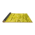 thumbnail image 2 of Ahgly Company Indoor Rectangle Abstract Yellow Contemporary Area Rugs, 4' x 6', 2 of 4