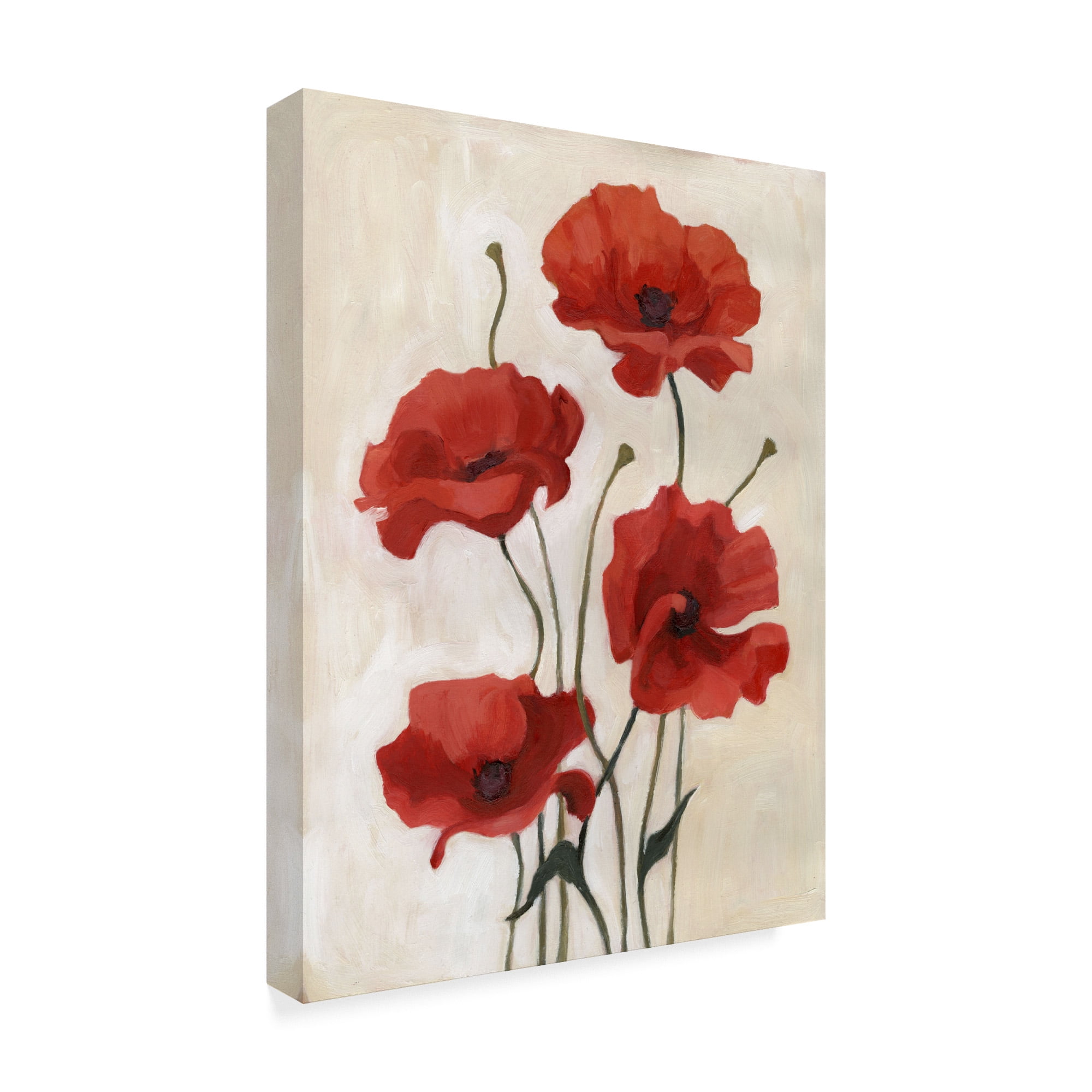 Trademark Fine Art 'Poppy Bouquet III' Canvas Art by Emma Scarvey