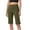 ZA-Green-leggings for women, variant on Yourumao Golf Shorts for Women Knee Length High Waist Shorts Solid Color Shorts Stretch Sporty Running Pants