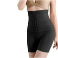 thumbnail image 2 of Shorts for Women Clearance, Xunlbb Women's Large Body Shaping Pants Zipper Open Crotch High Waist Hip Lifting Tight Pants, 2 of 6