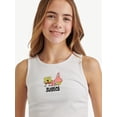 thumbnail image 3 of SpongeBob X Justice Girls Side Cinch Tank, Sizes XS - XLP, 3 of 6