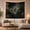 Evergreen Fog, variant on Mountain Lake Forest with Main Stand Evergreen Trees, Mystical Fantasy for Space Lovers, Galaxy Room Decor, Housewarming Gift, Tapestry Wall Hanging for Bedroom and Dorm