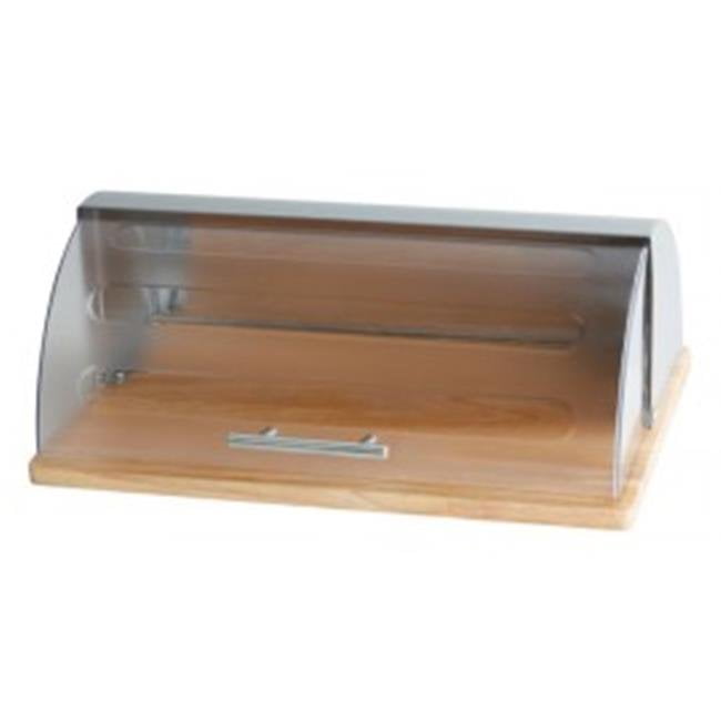 Home Basics Bread Box, Acrylic and Wood