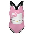 thumbnail image 6 of Hello Kitty Girls One Piece Swimsuits Hawaiian Summer Swimwear Beach Bathing Suit Outfits, 6 of 7