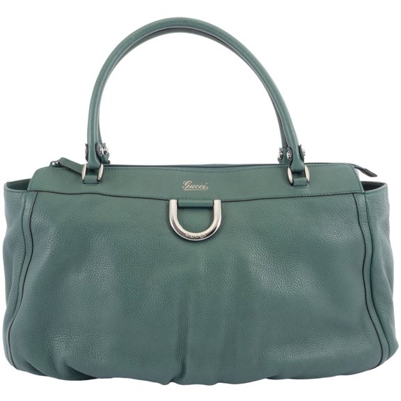 Pre-Owned Gucci Abby Tote Bag Shoulder 341491 Leather Green Women's Storage GUCCI (Good)