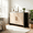 Black+Natural, variant on Euroco Coffee Bar Cabinet,Farmhouse Buffet Sideboard with Adjustable Shelf,Wooden Accent Cabinets for Kitchen, Dining Room,Entryway, Black