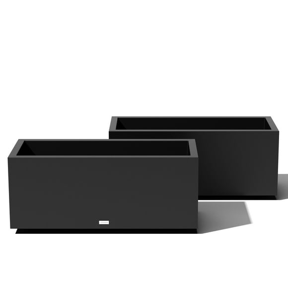 Maceta Veradek Block Series, caja larga, grande, para interiores y exteriores
