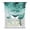 Green, variant on Teal Green Ombre Clouds Tie Up Curtains for Window, Thermal Insulated Balloon Shade Adjustable Rod Pocket Curtains Valance Panels for Kitchen Bathroom Cafe 42 x 54 Modern Abstract Gradient Cloud