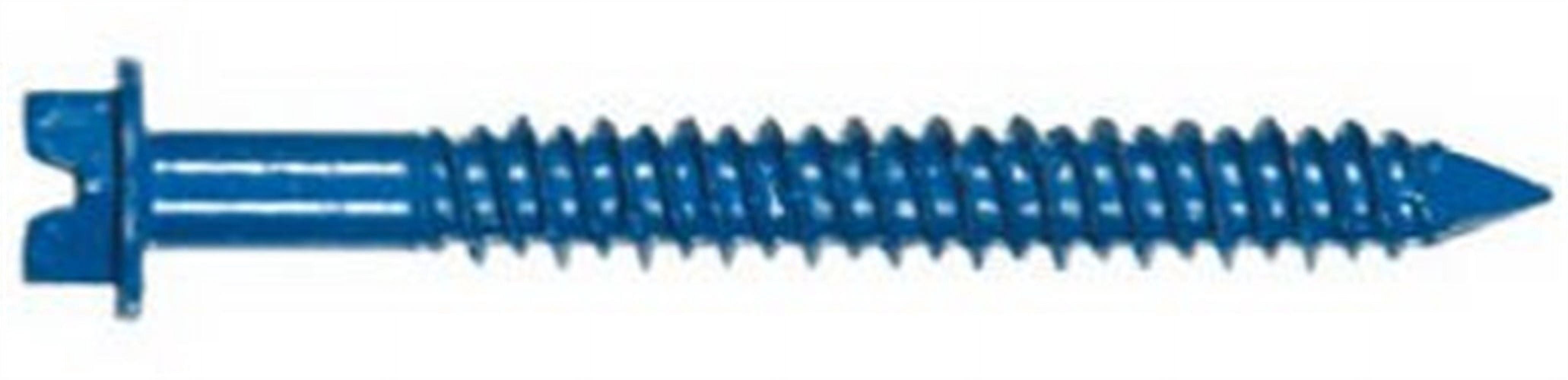 Hillman 3/16 In. x 3-1/4 In. Hex Washer Tapper Concrete Screw Anchor (100-Count)