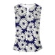 thumbnail image 5 of Fiudx Liquidación de Ahorros de Verano Camiseta Sin Mangas con Estampado de Flores y Plantas de Verano a La Moda para Mujer, Camiseta Informal, Camiseta Holgada, 5 of 5