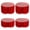 Red, variant on Pack of 4 Paper Dessert Stands Foldable Design Feature Multiple Tiers Setups for Cake Display User Friendly Organizers