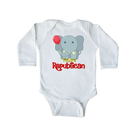 

Inktastic Future Republican Gift Baby Boy or Baby Girl Long Sleeve Bodysuit