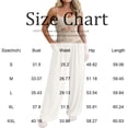 thumbnail image 3 of Jumpsuits for Women Sleeveless Cut-Out Waist U-Neck Spaghetti Strap Backless Tie-Back Ruched High Waist Summer Romper XL, 3 of 6