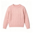thumbnail image 2 of GigrtiJin Knit Sweaters for Boys Girls Fall Winter Long Sleeve Sweaters Kids Round Neck Pullover Sweaters 0-13 Years, 2 of 6