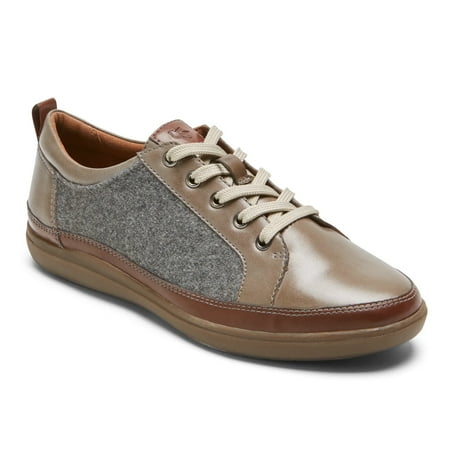

Rockport Women s Cobb Hill Bailee Sneaker Charcoal Felt/Lthr CI9523
