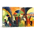 thumbnail image 1 of ARTCANVAS Unter Den Lauben Von Thun 1913 Canvas Art Print by August Macke - Size: 26" x 18" (1.50" Deep), 1 of 9