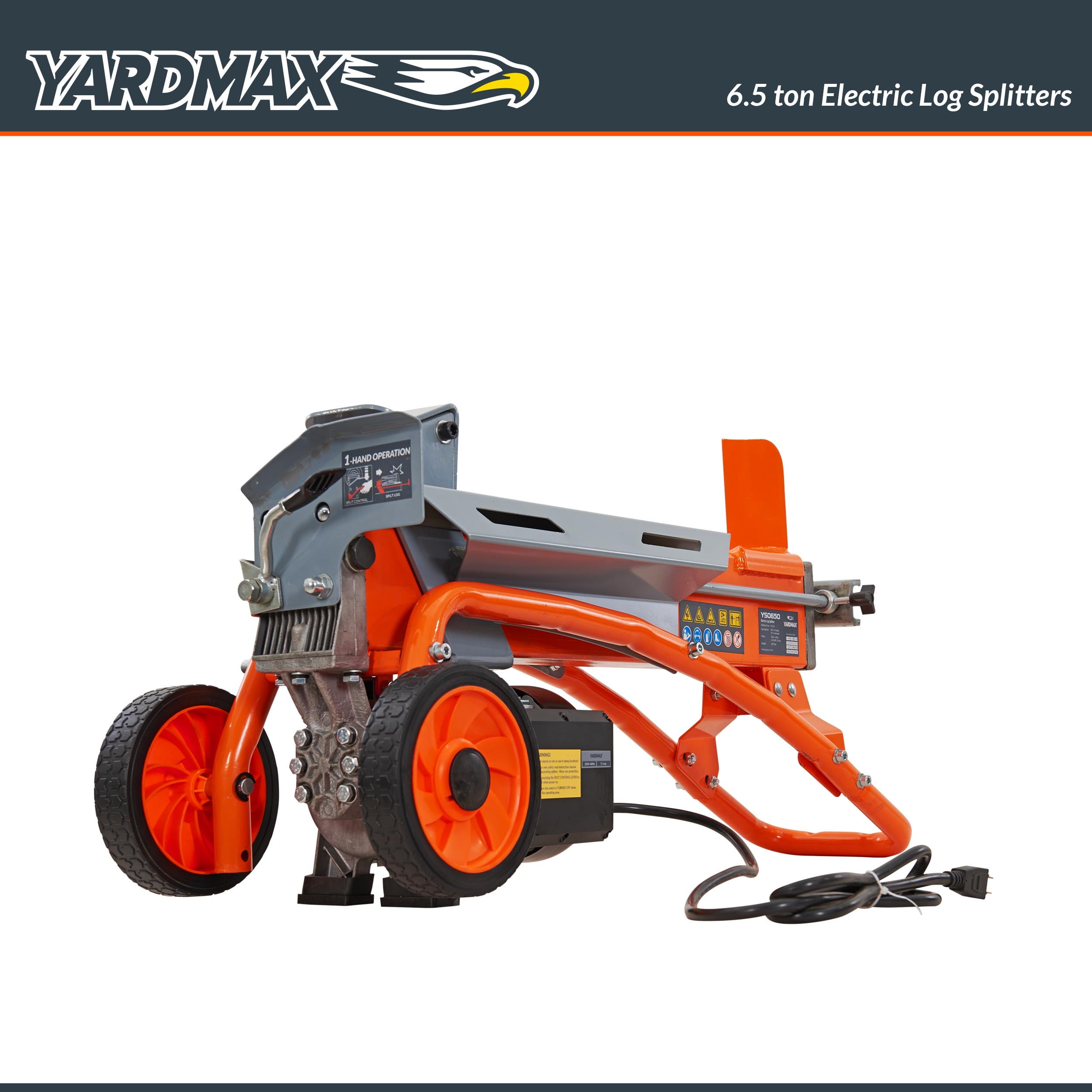 6.5-Ton Electric Log Splitter
