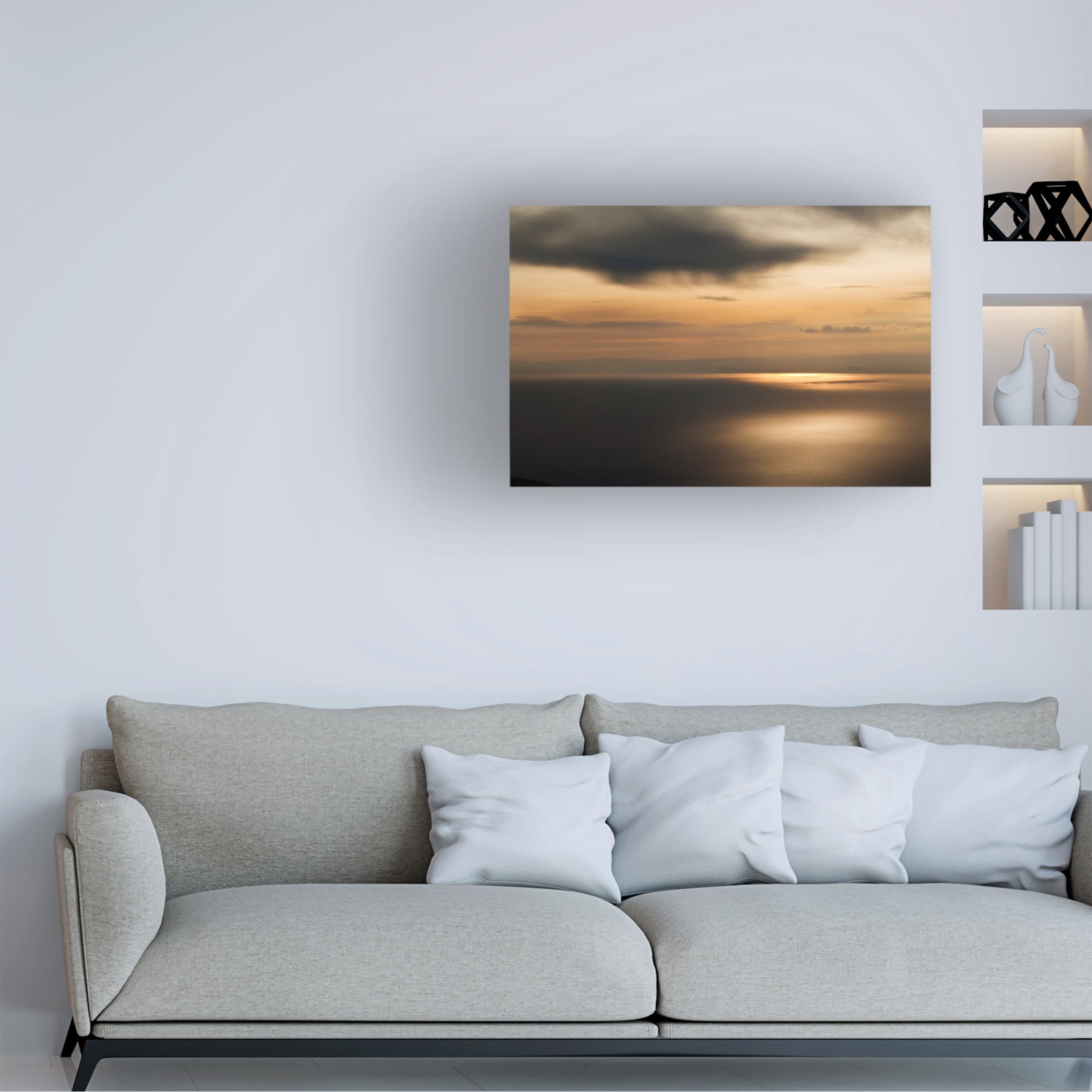 Canvas Wall Art - Przemyslaw Kruk 'Bajkal Lake' Wall Art for Living Room, Bedroom, or Office D?cor by Trademark Fine Art - 47 x 30 Inches