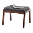 thumbnail image 5 of Pemberly Row Mid-Century Accent Lounge Armchair w/Ottoman in Gray Fabric, 5 of 14
