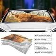 thumbnail image 5 of Fuzoiu Yak Print Car Windshield Sun Shade,Block Uv Rays Sunshade,Foldable Front Window Sun Visor Protector for Car,SUV,Truck-Keep Vehicle Cool-Yak, 5 of 8