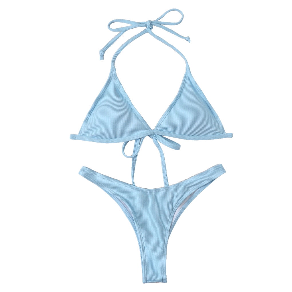 Dido 2 Pieces VNeck Tankini Sexy Swimwear Padded Bra Panty Beach