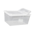 thumbnail image 4 of Caja de alimentación para reptiles, contenedor de eclosión, casa transparente, caja de cría, terrario transparente, hábitat para ranas, mini mascotas, 32x22x15cm, 4 of 8
