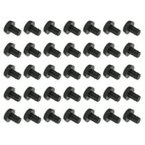 Uxcell 6 x 13mm Soft Stem Bumper, Anti-Collision Embedded Bumper - 35pcs (Black)