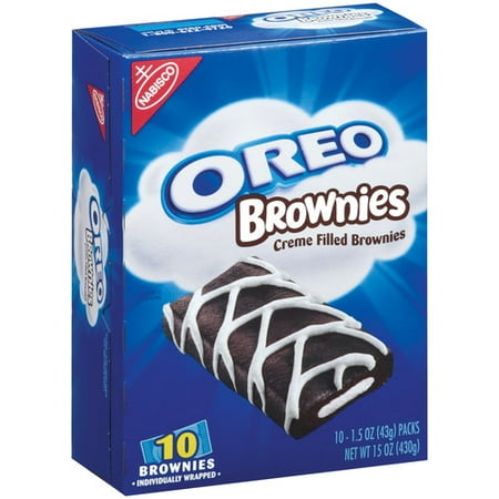 Oreo Cream Filled Brownie