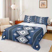 Castle Fairy Boys Girls Tribal Aztec 4pcs Bed Sheets,Bohemian Hippie King Sheets,Exotic Style Super Cozy Sheet Set,Luxury Bedroom Decor